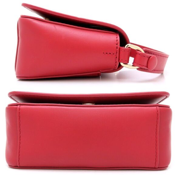 Tory Burch Women's Red Leather Shoulder Bag 352970 - Picture 2 of 10